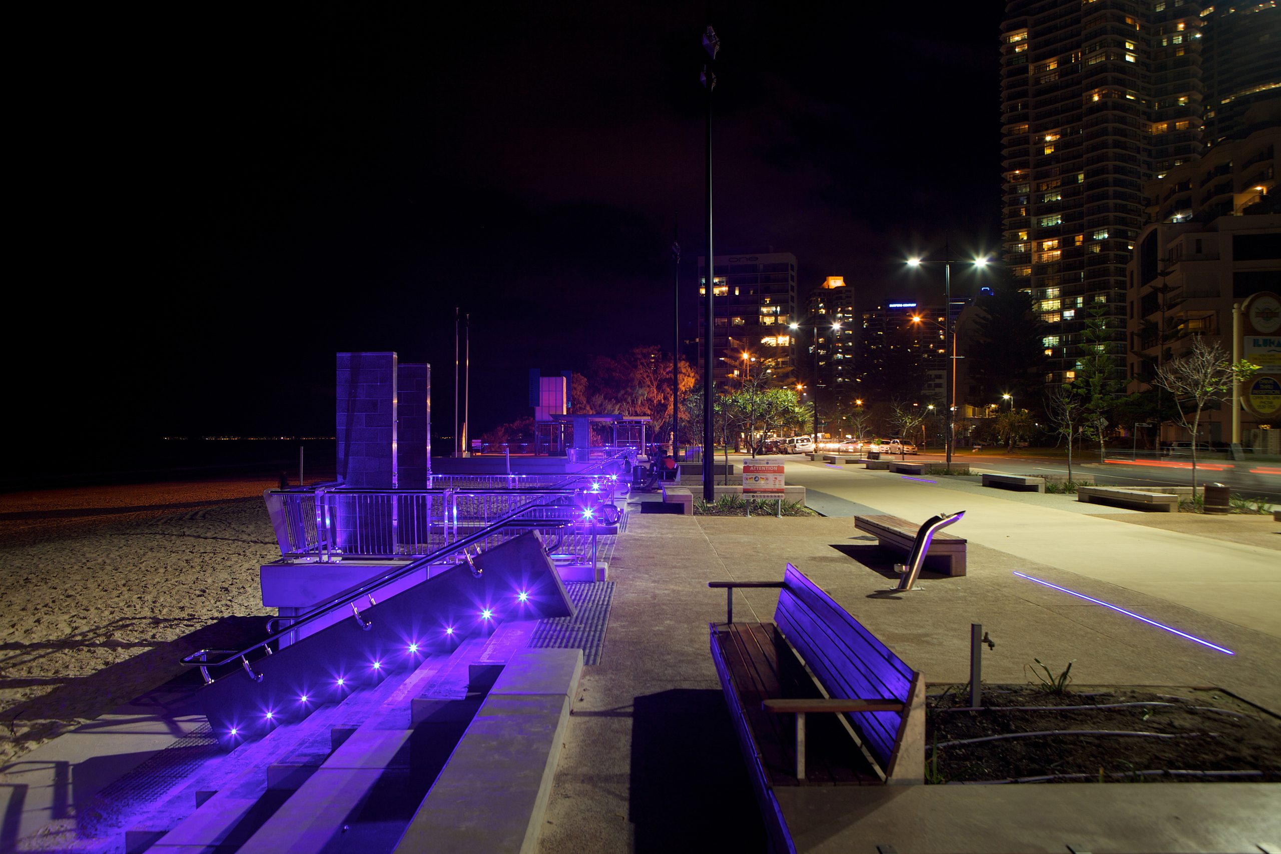 Surfers Paradise Foreshore Lighting